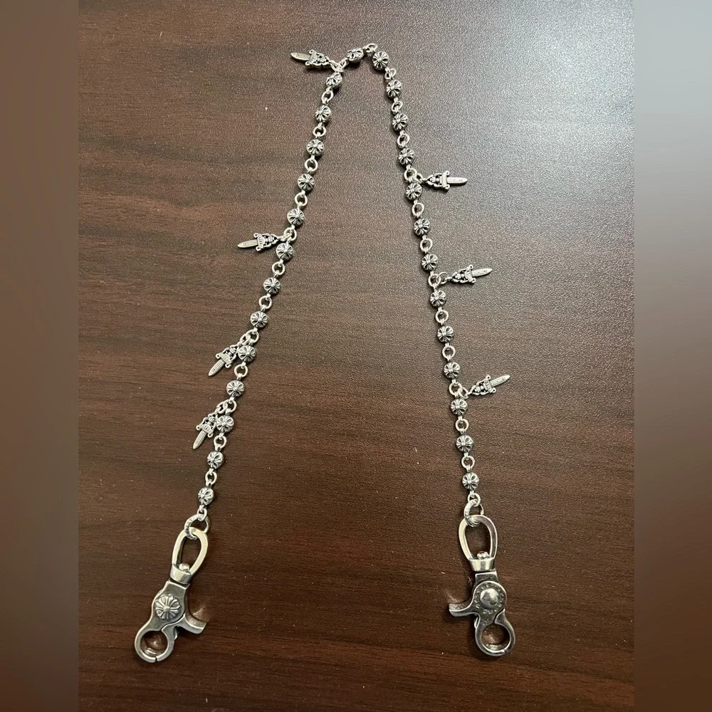 Chrome Hearts Silver Metal Key chain For Men